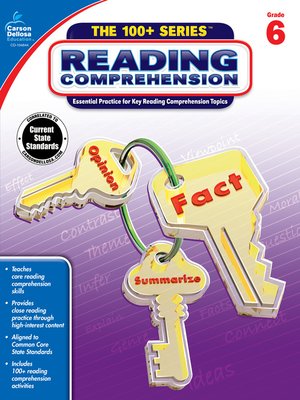 cover image of Reading Comprehension, Grade 6